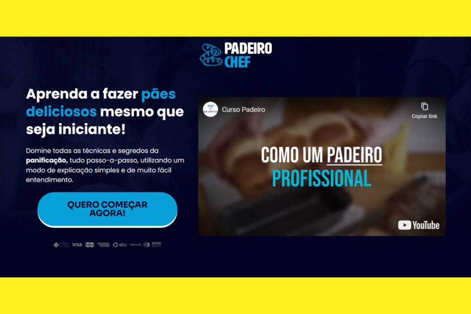 curso padeiro profissional